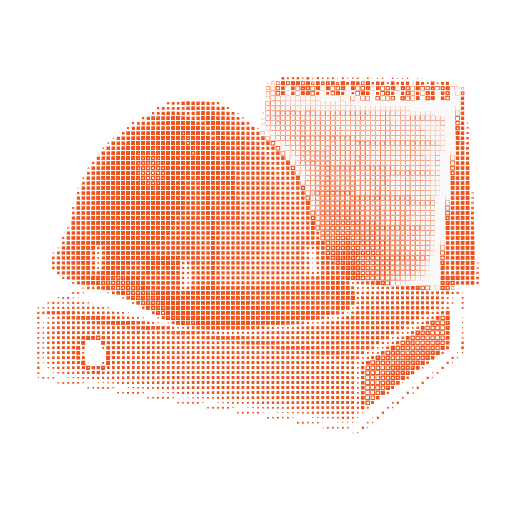 Illustrazione a quadratini: un casco da cantiere su un raccoglitore.